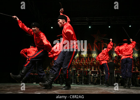 Die Alexandrov Red Army Choir. Stockfoto