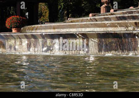 Frederick Park Brunnen, Mannheim Baden-Württemberg Deutschland Stockfoto