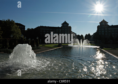 Frederick Park Brunnen, Mannheim Baden-Württemberg Deutschland Stockfoto