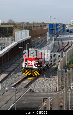 Tesco Lager Neuentwicklung, DIRFT, Crick, Northamptonshire, Großbritannien Stockfoto