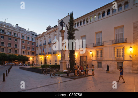 Sitz der Regierung am Plaza de vom im alten Stadtzentrum von Valencia, Spanien Stockfoto