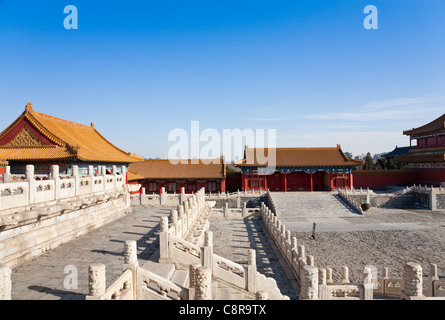 die Verbotene Stadt - der kaiserliche Palast während der Ming- und Qing-Dynastie, Beijing, China. Stockfoto