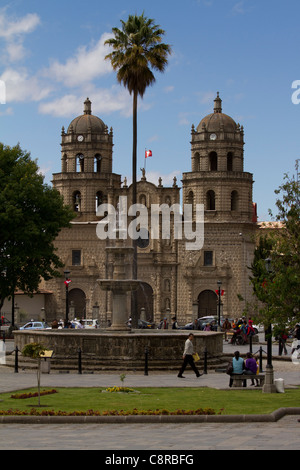 Cajamarca-Kathedrale Stockfoto