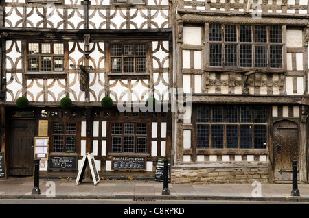 Garrick Inn ist ein 14. Jahrhundert historischen Holz gerahmt Gebäude in Stratford bei Avon Warwickshire UK Stockfoto