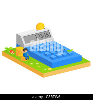Rechner Stockfoto