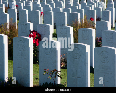 Friedhof von Flers-Courcelette, Picardie, Somme, Frankreich Stockfoto