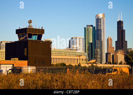 Vom alten Flughafen Chicago Stockfoto