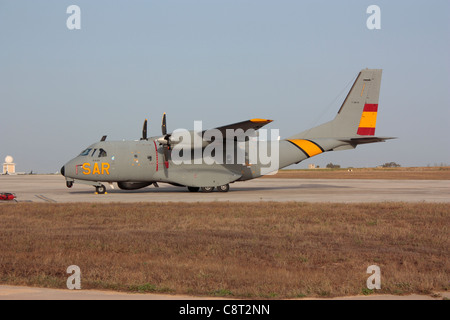 Spanische Luftwaffe CASA CN-235 Suche und Rettung (SAR)-Flugzeuge Stockfoto