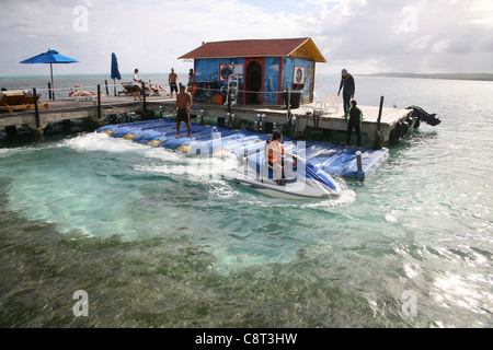 San Andres, Kolumbien ist ein beliebtes Ferienziel Stockfoto