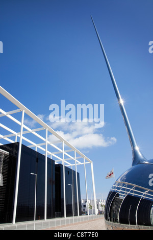 Moderne Arcitecture in Kopenhagen, die DR Stadt. Dänemark. Stockfoto