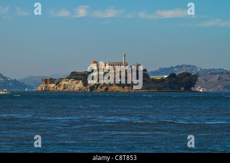 Alcatraz-Insel in der Bucht von San Francisco Kalifornien Stockfoto