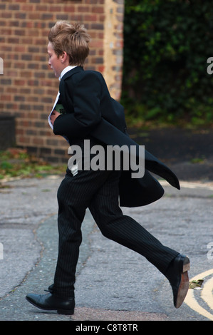 Eton Schuljunge. Stockfoto