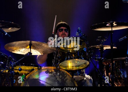 Jason Bonham vor Ort für Jason Bonhams Led Zeppelin Erfahrung Konzert, Best Buy Theater, New York, NY 1. November 2011. Foto von: F. Burton Patrick/Everett Collection Stockfoto