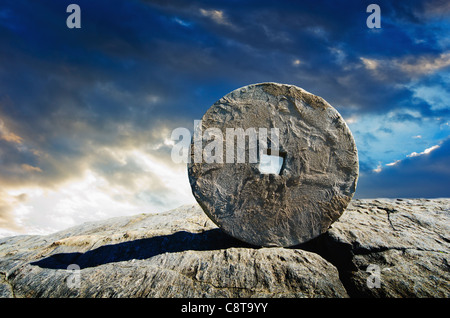 USA, New York City, alten Steinkreis Stockfoto