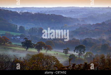 Blick vom in der Nähe von Key-Green südlich von Egmont, North Yorkshire, Blick nach Osten Stockfoto