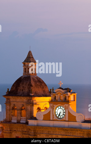 Kirche San Pedro Claver Cartagena de Indias, Kolumbien Stockfoto