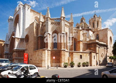 Kathedrale von Tarragona. Tarragona, Katalonien, Spanien. Stockfoto