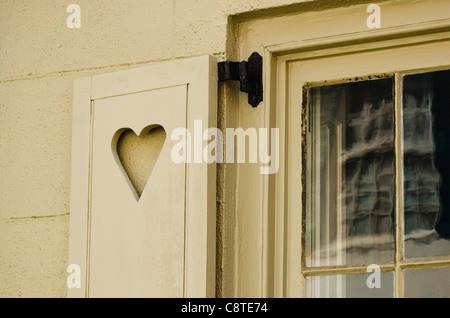 USA, South Carolina, Charleston, Nahaufnahme von Fenster-Verschluss in der Altstadt Stockfoto