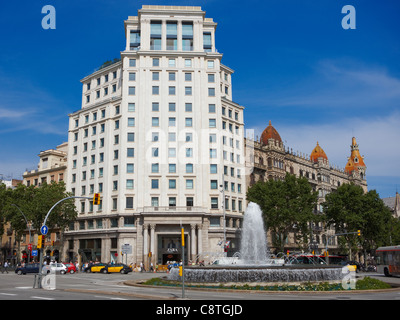 Passeig de Gracia. Barcelona, Katalonien, Spanien. Stockfoto