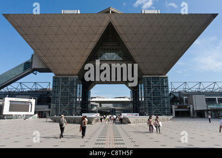 Das Tokyo International Exhibition Centre, allgemein bekannt als Tokyo Big Sight in Odaiba, Tokio, Japan Stockfoto