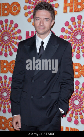 Topher Grace im Ankunftsbereich für HBO Post-Emmy Awards Empfang, The Plaza im Pacific Design Center, Los Angeles, CA am 18 September, Stockfoto