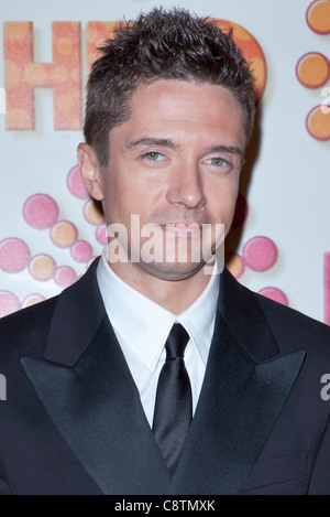 Topher Grace im Ankunftsbereich für HBO Post-Emmy Awards Empfang, The Plaza im Pacific Design Center, Los Angeles, CA am 18 September, Stockfoto