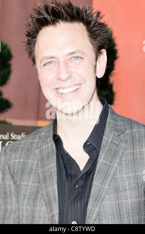 James Gunn im Ankunftsbereich für Eyegore Awards 2011, Globe Theatre in den Universal Studios, Hollywood, CA 23. September 2011. Foto von: Stockfoto