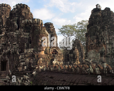 Bayon Tempel, Angkor Thom, Kambodscha Stockfoto