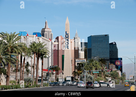 Obelisk Casino Luxor Las Vegas Nevada Sphinx Pyramide Glücksspiel Hauptstadt der Welt der Vereinigten Staaten Stockfoto