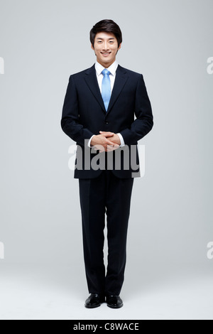 Portrait Of Smiling asiatischen Geschäftsmann Stockfoto