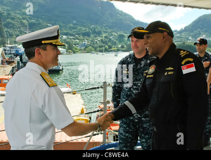 multinationale Task Force, die Bekämpfung der Piraterie Operationen in das Arabische Meer, Golf von Aden, Indischer Ozean und Rotes Meer führt. Stockfoto