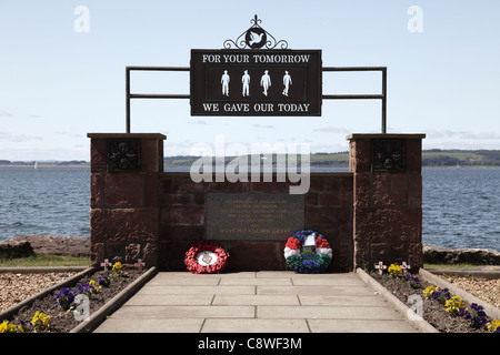 Cumbrae Kriegsdenkmal für die Vermissten auf der Insel Great Cumbrae, North Ayrshire, Schottland, Großbritannien Stockfoto