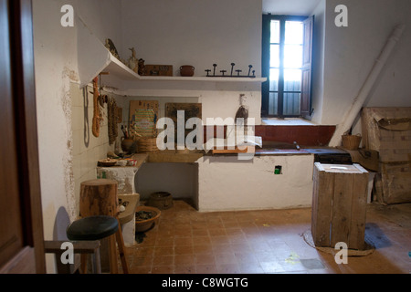 Miro Stiftung Museum innen Atelier Künstler Atelier malen Mallorca Mallorca Balearen Spanien Stockfoto