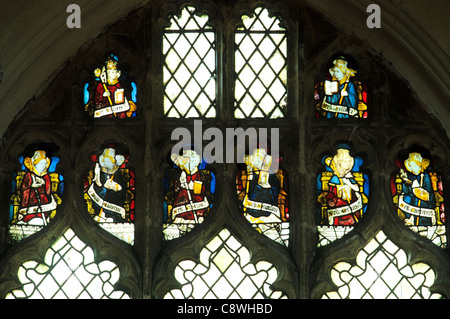 Wiggenhall St. Maria Magdalena, Norfolk, St. Kalixt, Hilary, Britius, Aldhelm, Sixtus, Sampson, Germanus, Cuthbert, Britius Stockfoto