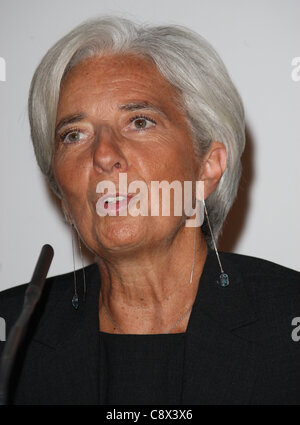 CHRISTINE LAGARDE Geschäftsführer INTERNAT 3. November 2011 PALM BEACH CASINO CANNES Frankreich Stockfoto