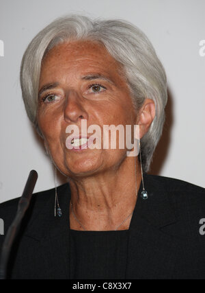 CHRISTINE LAGARDE Geschäftsführer INTERNAT 3. November 2011 PALM BEACH CASINO CANNES Frankreich Stockfoto