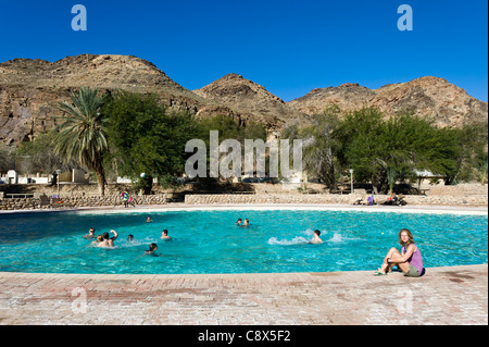 Ai-Ais Hot Springs Pool im Ai-Ais/Richtersveld Transfrontier Nationalpark Namibia Stockfoto