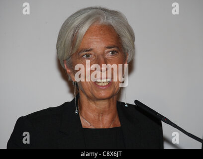 CHRISTINE LAGARDE Geschäftsführer INTERNAT 3. November 2011 PALM BEACH CASINO CANNES Frankreich Stockfoto