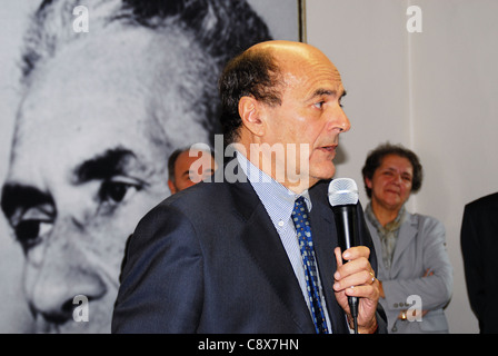 Der Sekretär des Partito Democratico italienische party Pier Luigi Bersani Stockfoto