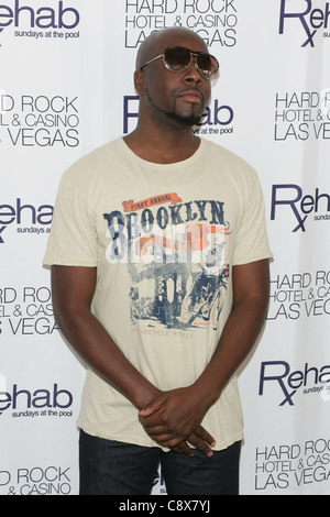 Wyclef Jean Ankünfte Reha Labor Day Wochenende Pool Party Hard Rock Hotel Casino Las Vegas NV 4. September 2011 Foto James Stockfoto