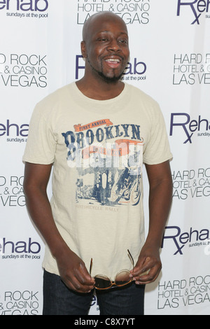 Wyclef Jean Ankünfte Reha Labor Day Wochenende Pool Party Hard Rock Hotel Casino Las Vegas NV 4. September 2011 Foto James Stockfoto