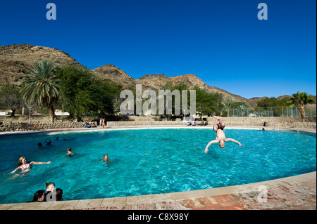 Ai-Ais Hot Springs Pool im Ai-Ais/Richtersveld Transfrontier Nationalpark Namibia Stockfoto