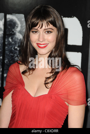 Mary Elizabeth Winstead ArrivalsTHING Premiere AMC Universal CityWalk Kinos Los Angeles CA 10. Oktober 2011 Foto Dee Stockfoto