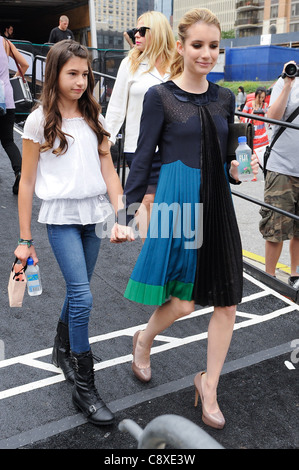 Grace Roberts Emma Roberts LeaveMercedes-Benz Fashion Week Lincoln