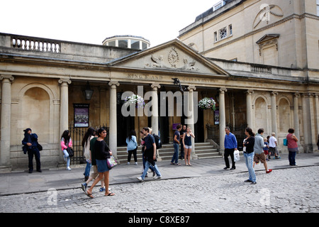 Des Königs und der Königin Bäder in Bath Somerset Stockfoto