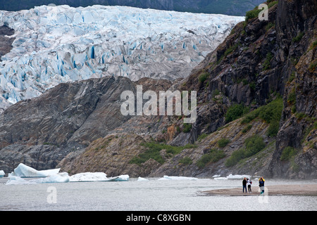 Mendenhall Gletscher. Juneau. Alaska. USA Stockfoto