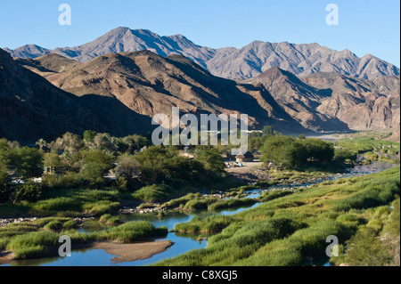 Ai-Ais Hot Springs Spa und Campingplatz in Ai-Ais/Richtersveld Transfrontier Nationalpark Namibia Stockfoto