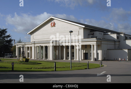 De Montfort Hall in Leicester. 1913 erbaut, ist es eine Veranstaltungshalle mit einer Kapazität von 2000 Musik und Performance. Stockfoto