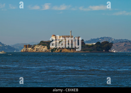 Alcatraz-Insel in der Bucht von San Francisco Kalifornien Stockfoto