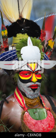 Westlichen Hochländer in Hagen Show Western Highlands-Papua-Neuguinea Stockfoto